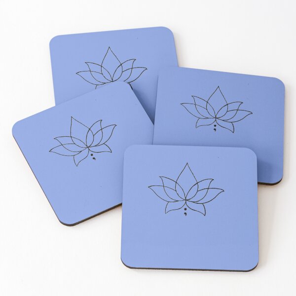 Item preview, Lotus Flowe Semi Colon  designed and sold by EvelyneHeuer.