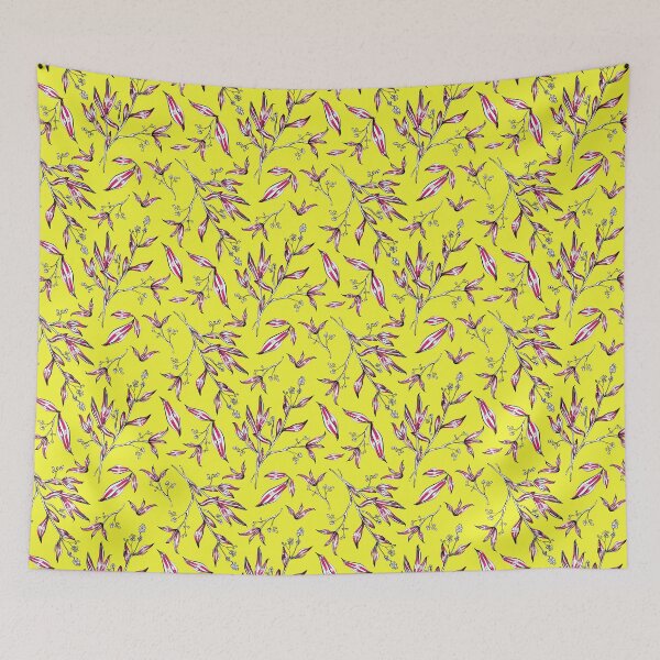 Item preview, Yellow Leafy Falls designed and sold by ZaraMartina.