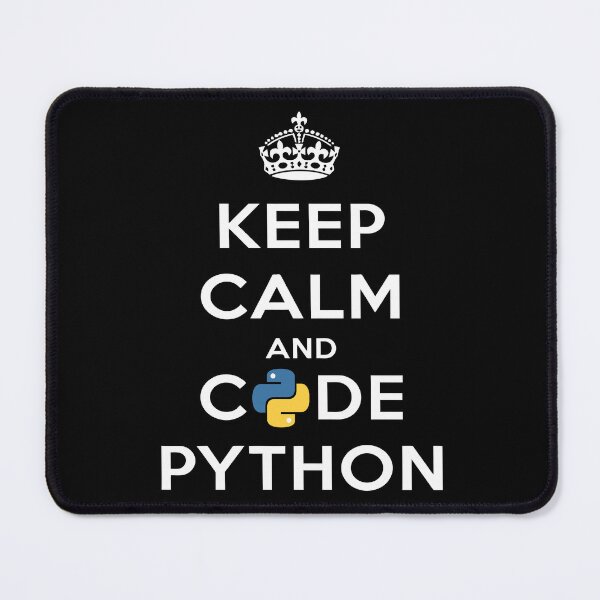Item preview, Keep Calm And Code Python designed and sold by JuxNdx.