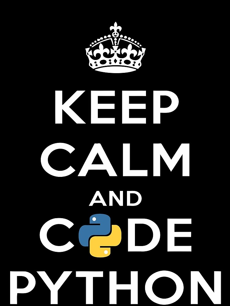 Thumbnail 3 of 3, Scarf, Keep Calm And Code Python designed and sold by JuxNdx.