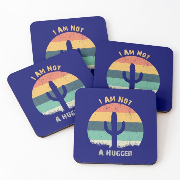 Item preview, I Am Not A Hugger, Funny Tee Cactus Hugs Vintage Sarcastic  designed and sold by ZuyTeoiuy.