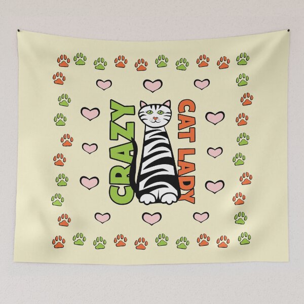 Item preview, Crazy Cat Lady designed and sold by Bikki.