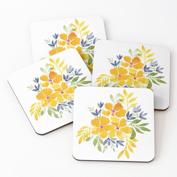 Item preview, Three Yellow Flowers designed and sold by Orly Fuchs Galchen.