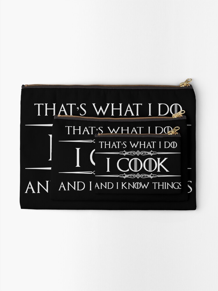 Cooking Gifts for Cooks & Chefs - I Cook and I Know Things Funny