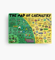 Lámina metálica El mapa de la química