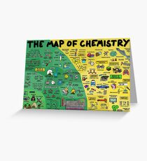 The Map of Chemistry Greeting Card