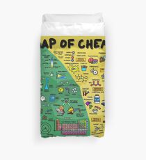 The Map of Chemistry Duvet Cover