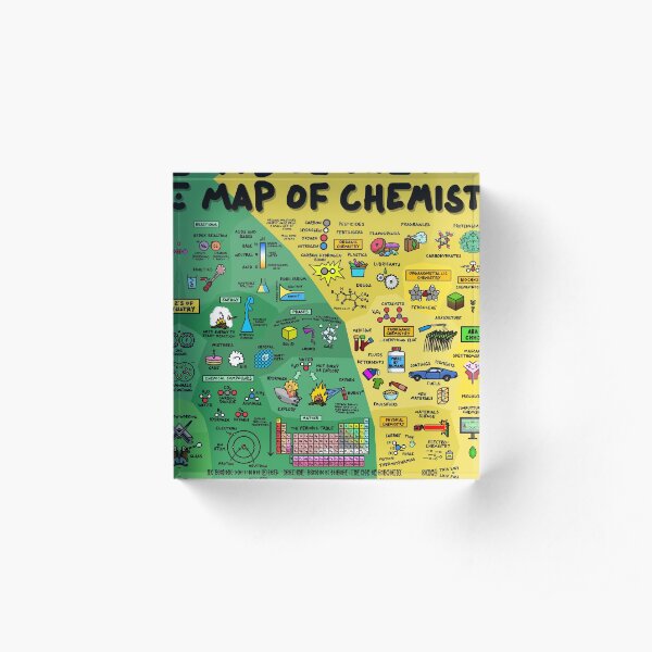 The Map of Chemistry Acrylic Block