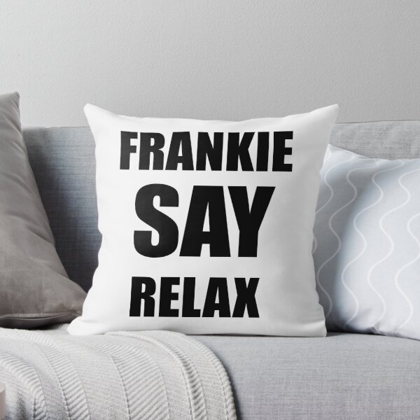 ross's shirt frankie relax Throw Pillow