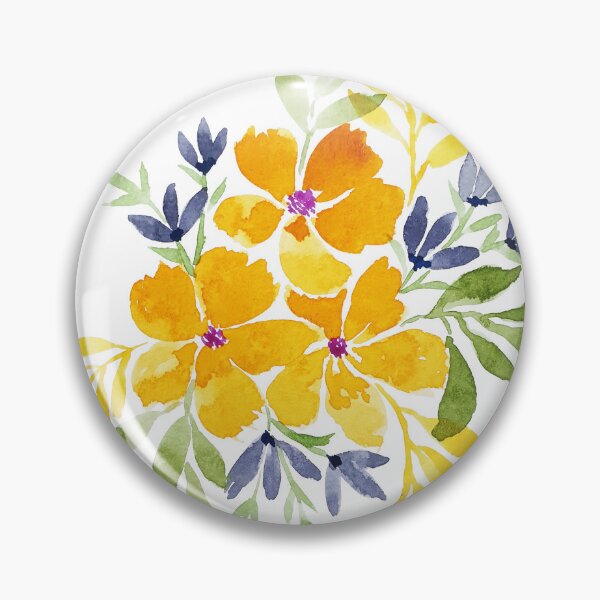 Item preview, Three Yellow Flowers designed and sold by Orly Fuchs Galchen.