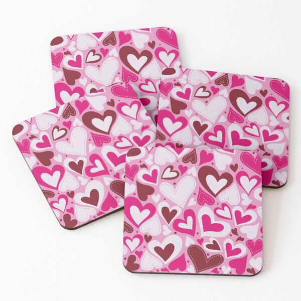 Item preview, Pretty pink love hearts designed and sold by FGCART.