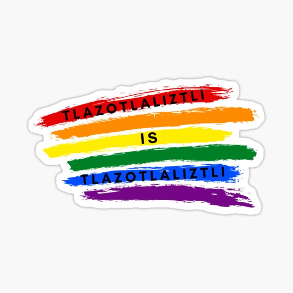 "Love is Love Nahuatl Translation" Sticker for Sale by metzlismith