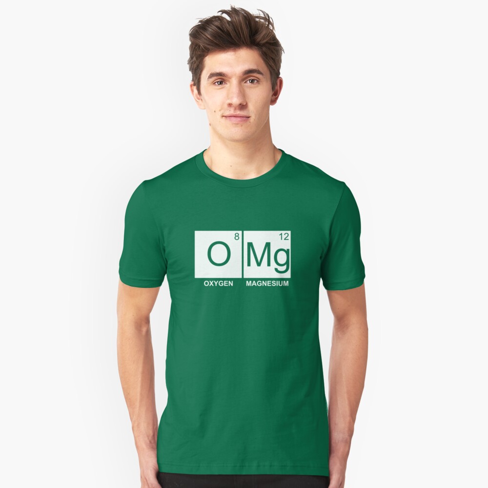 O-Mg - Oxygen Magnesium Slim Fit T-Shirt