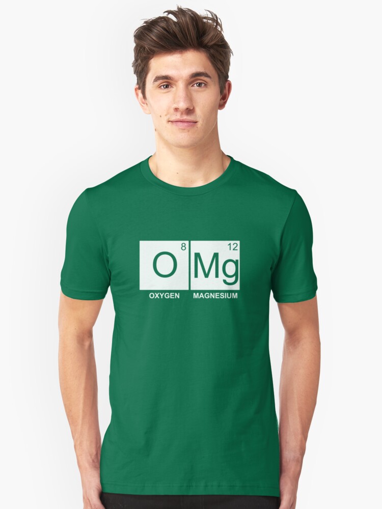 Alternate view of O-Mg - Oxygen Magnesium Slim Fit T-Shirt