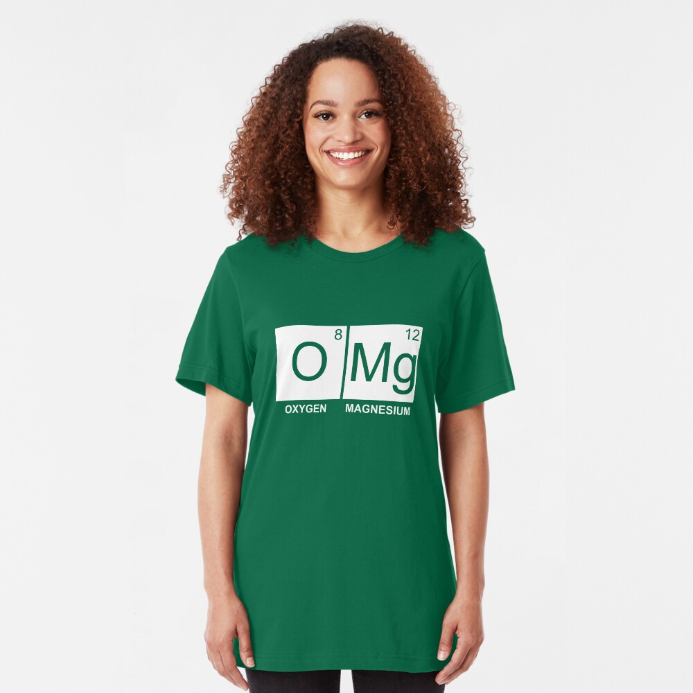 O-Mg - Oxygen Magnesium Slim Fit T-Shirt