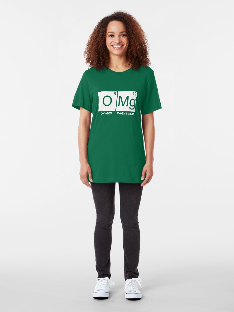 Alternate view of O-Mg - Oxygen Magnesium Slim Fit T-Shirt