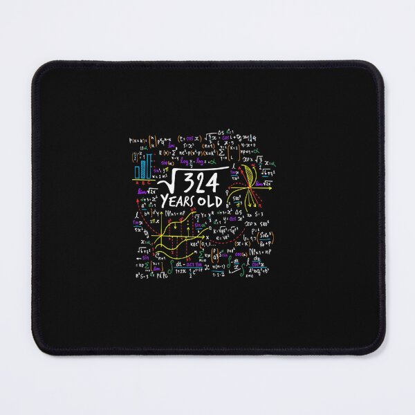 Item preview, SQUARE ROOT OF 324 18 YEARS OLD 18TH BDAY MATH NERD designed and sold by sobriowslen.
