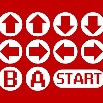 Artwork thumbnail, The Konami Code by TeesBox