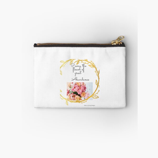 Item preview, Gold gilded Peony bunch with slogan designed and sold by PalomaHealing24.