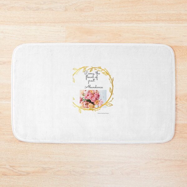 Item preview, Gold gilded Peony bunch with slogan designed and sold by PalomaHealing24.