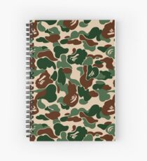 Bape Ape Camo Spiral Notebook