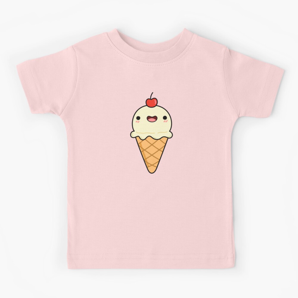 Kawaii Vanilla Ice Cream Cone
