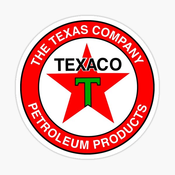 6" TEXACO SKY CHIEF GASOLINE DECAL GAS AND OIL PUMP TEXA-6 SIGN WALL STICKER 