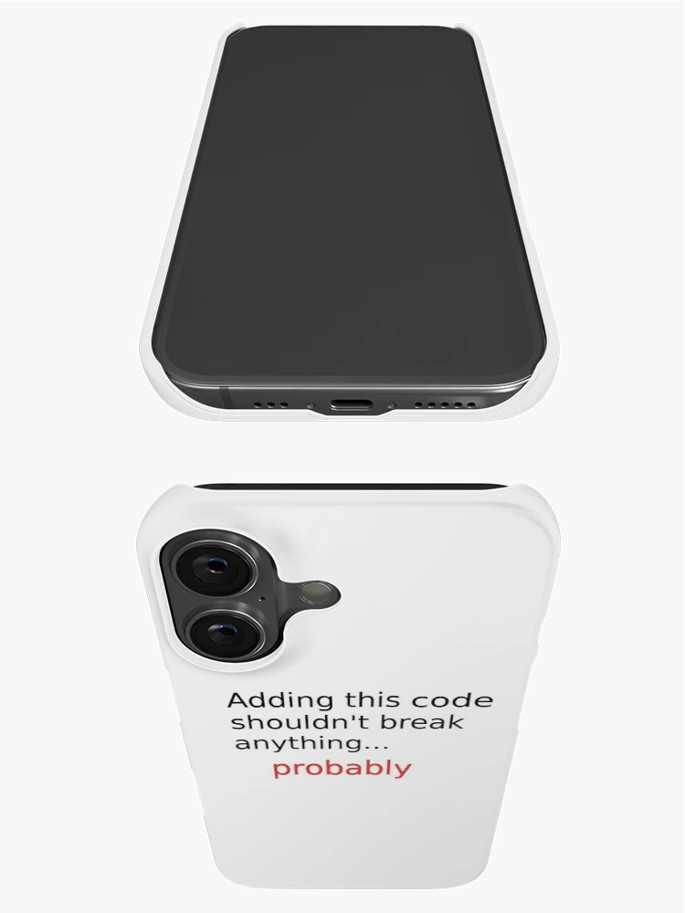 Thumbnail 3 of 4, iPhone Case, Adding code designed and sold by findingNull.