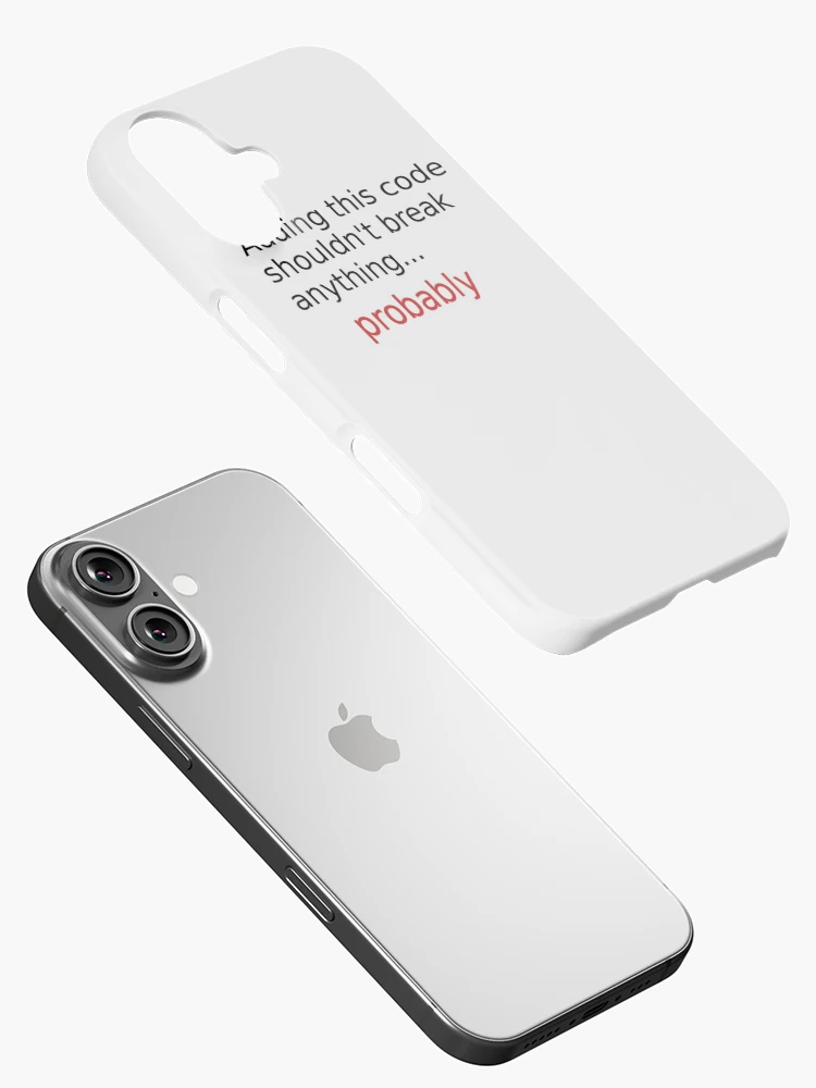 Thumbnail 2 of 4, iPhone Case, Adding code designed and sold by findingNull.