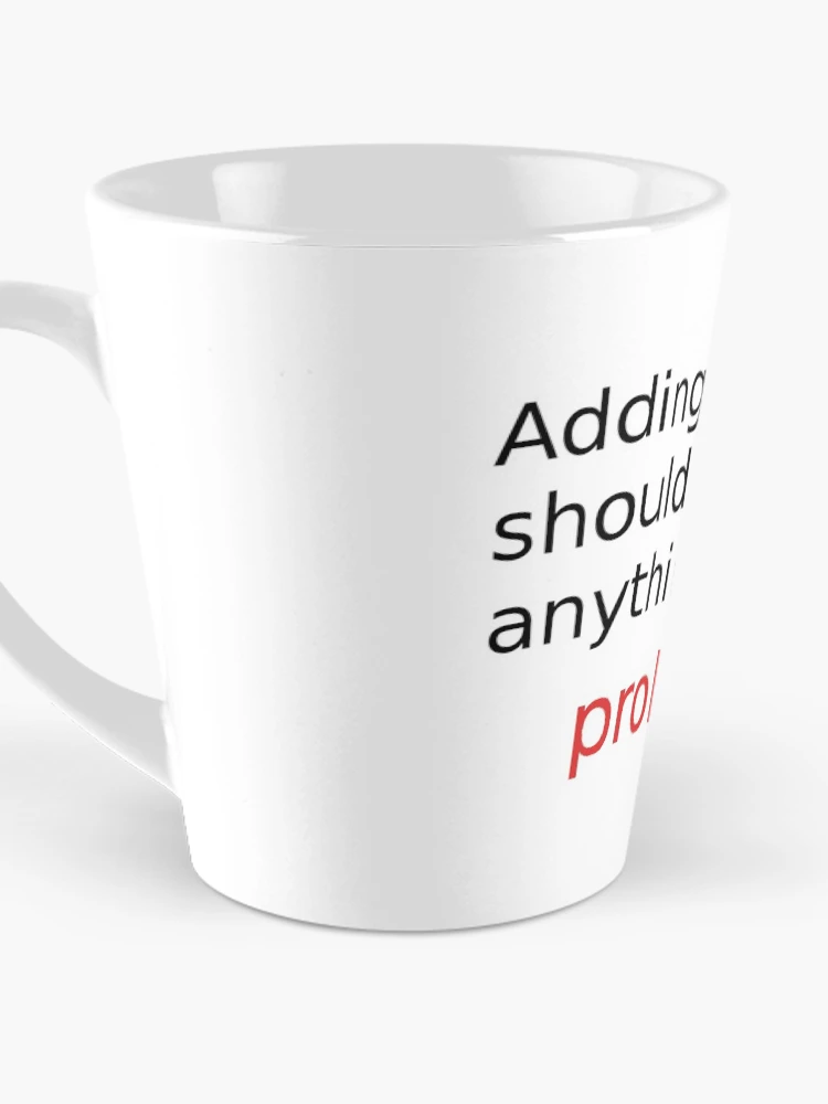 Thumbnail 3 of 4, Coffee Mug, Adding code designed and sold by findingNull.