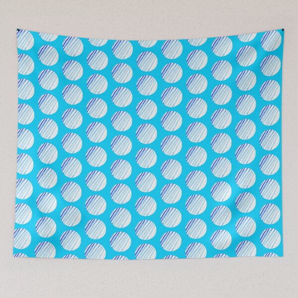 Item preview, soft blue circle pattern | pastel blue dot pattern designed and sold by lausn.