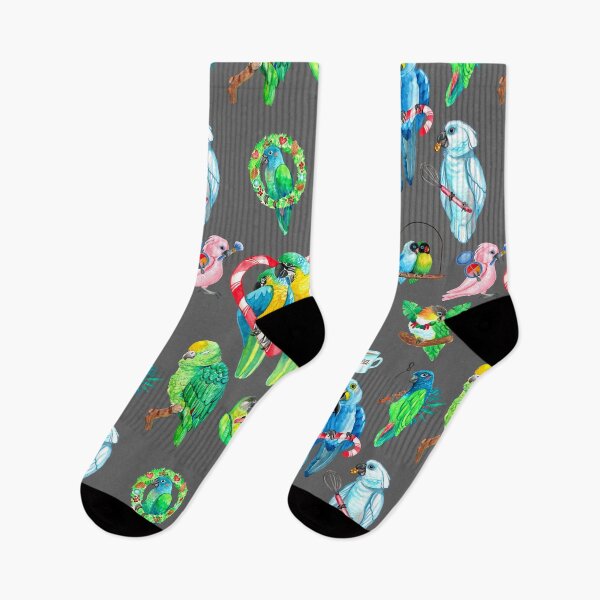Item preview, Cute Parrot Watercolor Pattern designed and sold by Ivy Lily Art.