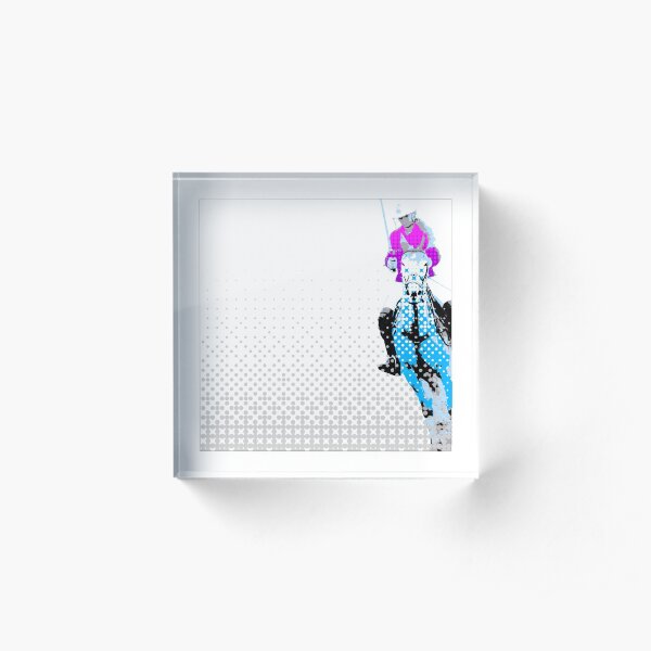 pololady blue Acrylblock