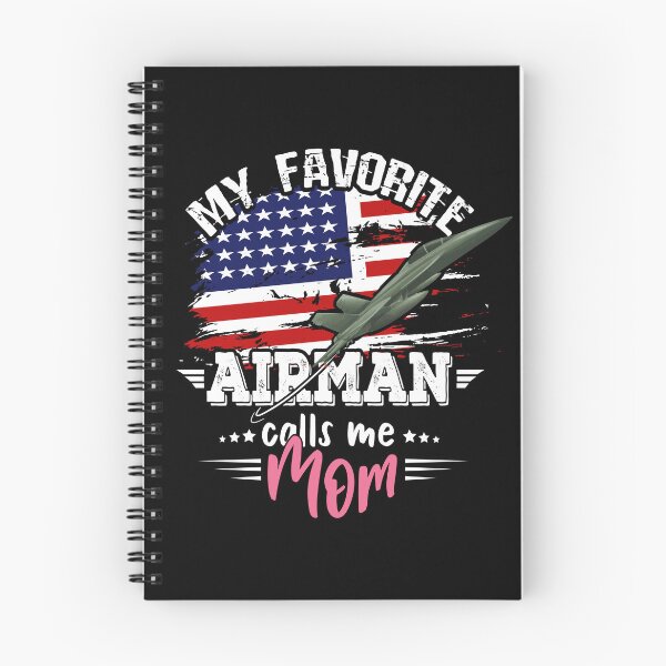 Item preview, My Favorite Airman Calls Me Mom - Funny Vintage American Flag Mom 4th July Gift designed and sold by JUSTBEELEGANT.