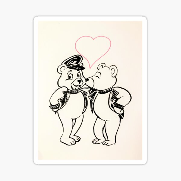 Bears in Love Sticker