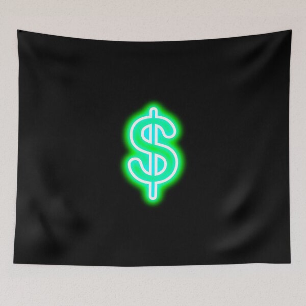 Item preview, Green Neon Dollar designed and sold by JayneMcAvaney.