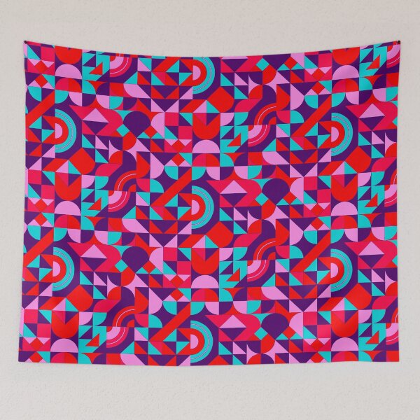 Item preview, geometric colorful patterns - Abstract Neo Geo graphic design designed and sold by Design Repo.