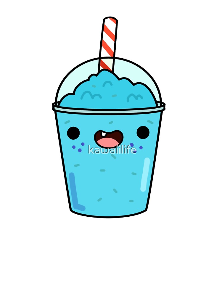 Kawaii Blue Slushy | Kids T-Shirt