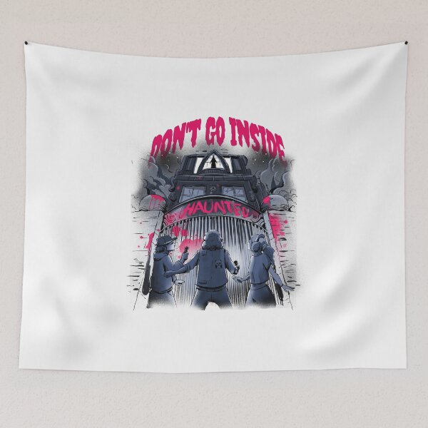 Item preview, haunted-asylum-halloween-t-shirt-design. designed and sold by JAMALSTORE92.