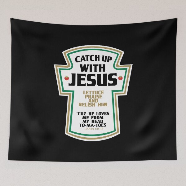 Item preview, Christian Parody Tee Catch Up With Jesus designed and sold by CheppYu4.