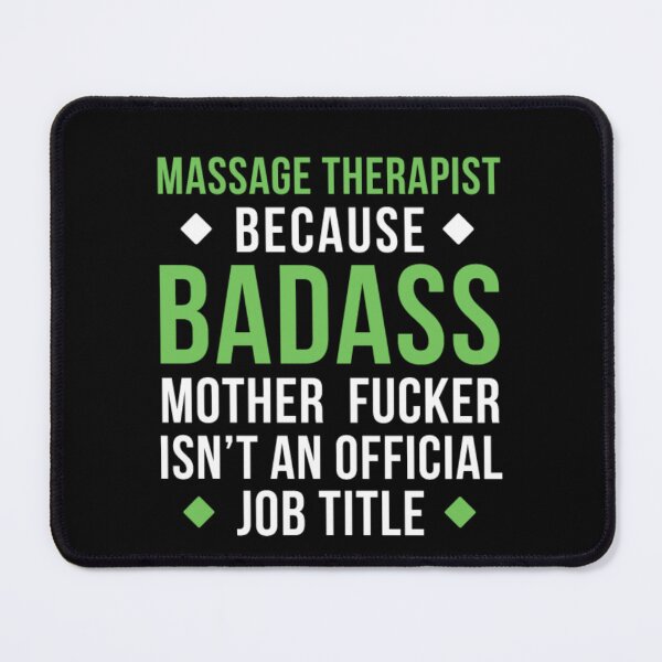 Item preview, Badass Massage Therapist Professions designed and sold by aryagiri.