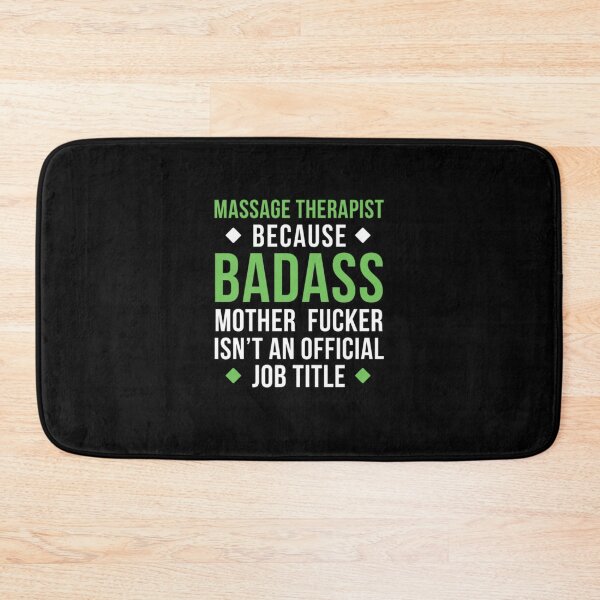 Item preview, Badass Massage Therapist Professions designed and sold by aryagiri.