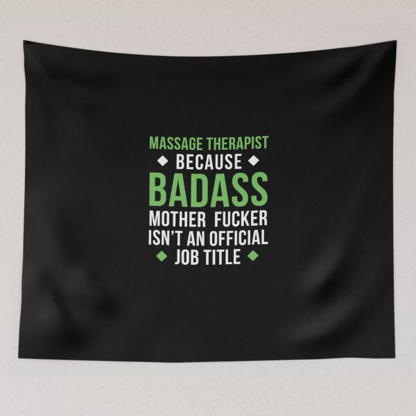 Item preview, Badass Massage Therapist Professions designed and sold by aryagiri.