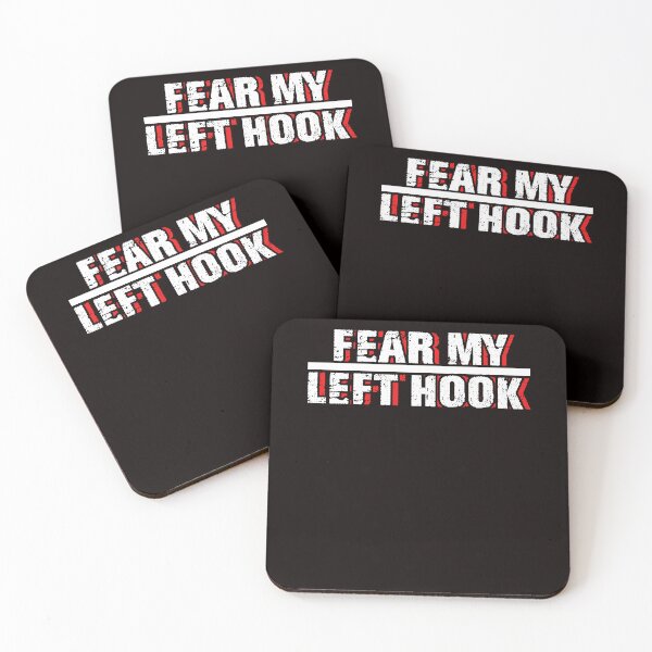 Item preview, Hook Left Kickboxing Fighter Martial Arts MMA Coach Training designed and sold by TomGiantDesigns.