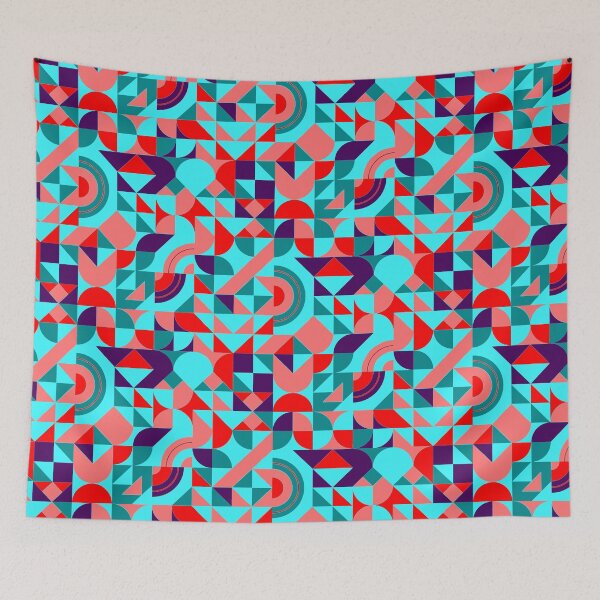 Item preview, geometric colorful patterns conceptual Art - Abstract Neo Geo graphic design designed and sold by Design Repo.