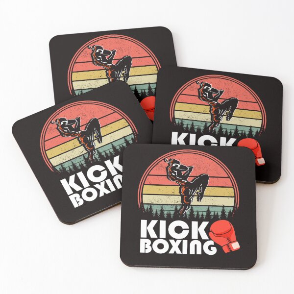 Item preview, Retro Kickboxer Vintage Kickboxing Fighter Martial Arts MMA designed and sold by TomGiantDesigns.