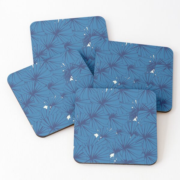 Item preview, Blue Saw Palmetto Tropical Leaves Pattern designed and sold by GraphicsClub.