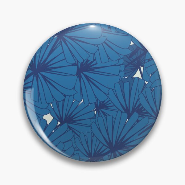 Item preview, Blue Saw Palmetto Tropical Leaves Pattern designed and sold by GraphicsClub.