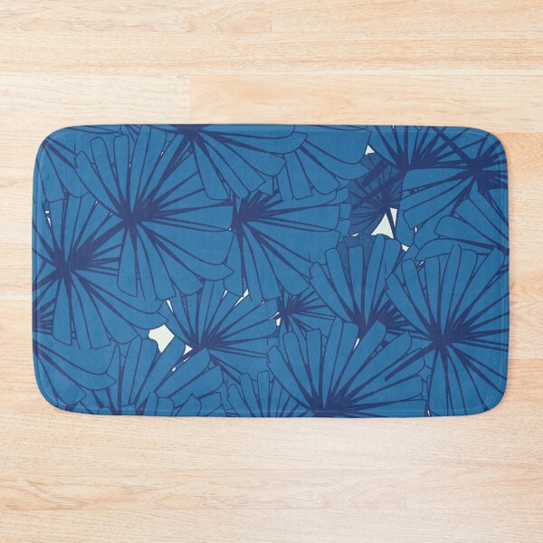 Item preview, Blue Saw Palmetto Tropical Leaves Pattern designed and sold by GraphicsClub.