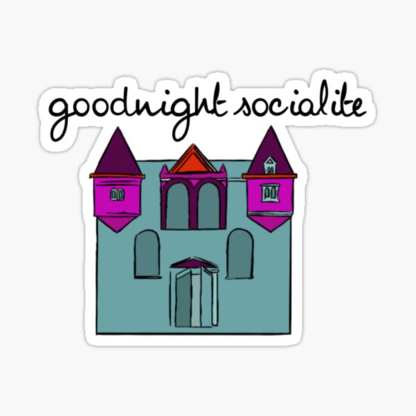 Item preview, Goodnight Socialite designed and sold by Happiestnuclear.